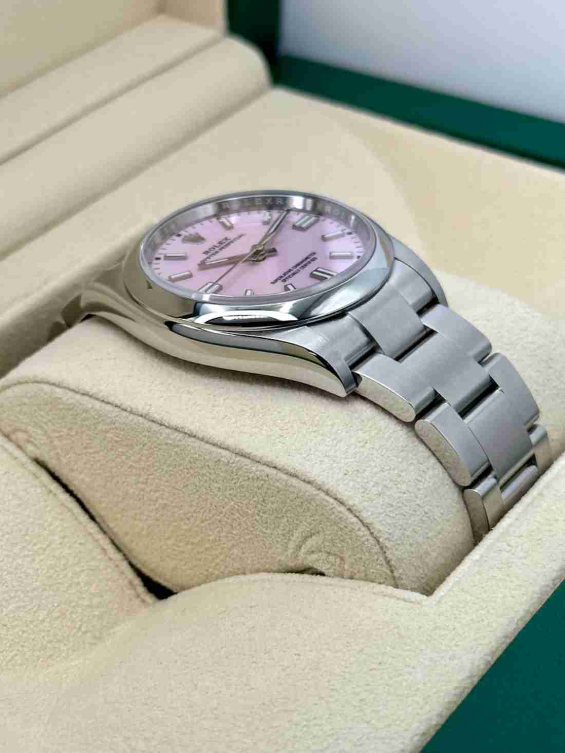 NEW 2025 Rolex Oyster Perpetual 36mm 126000 Candy Pink Dial - Image 4