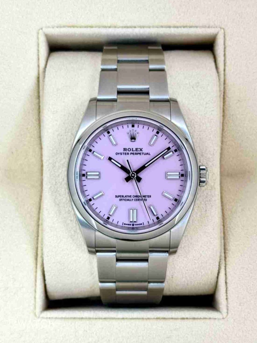 2024 Rolex Oyster Perpetual 36mm 126000 Candy Pink Dial