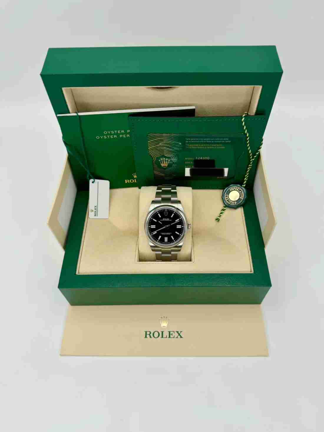 2023 Rolex Oyster Perpetual 41mm 124300 Black Diall - Image 5
