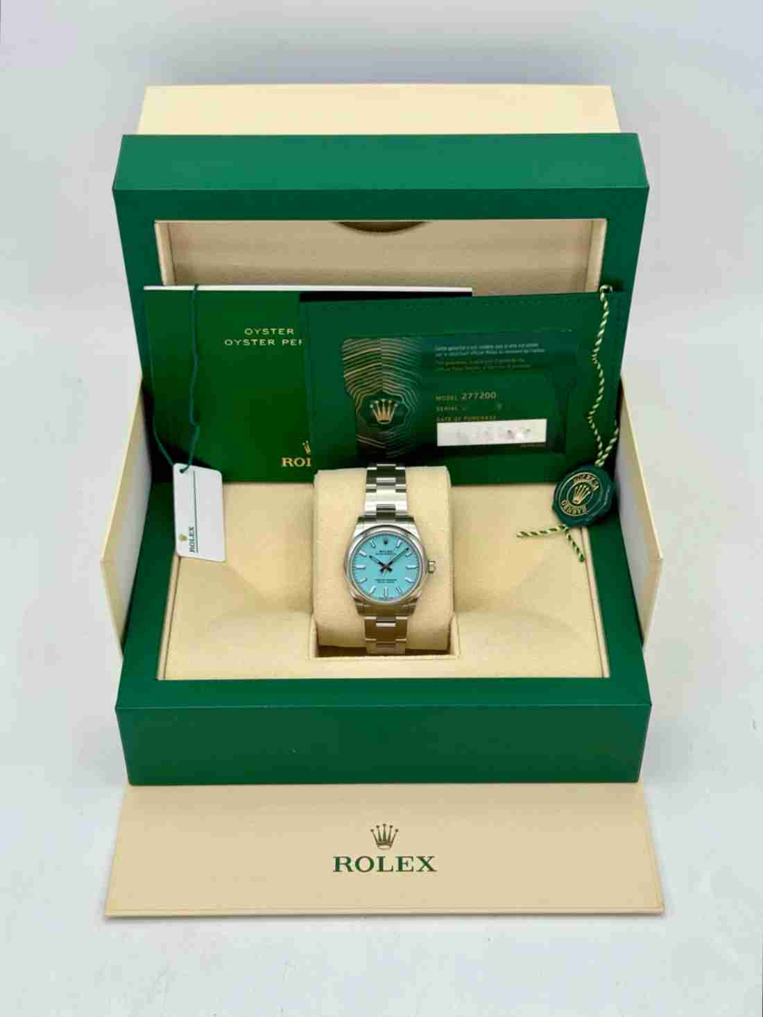 2023 Rolex Oyster Perpetual 31mm 277200 Turquoise Tiffany Blue Dial - Image 5