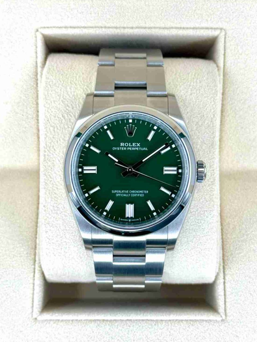 NEW 2025 Rolex Oyster Perpetual 36mm 126000 Green Dial