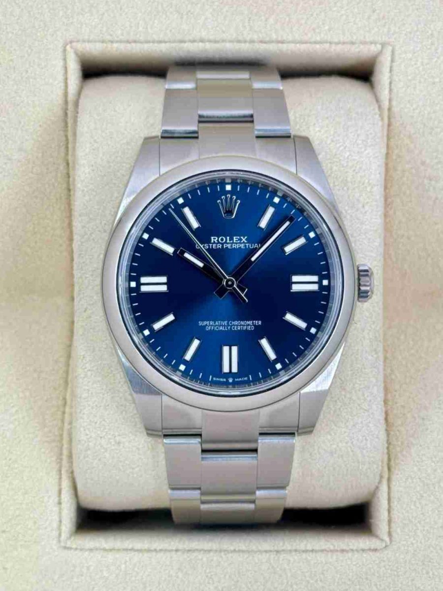 2025 Rolex Oyster Perpetual 41mm 124300 Blue Dial