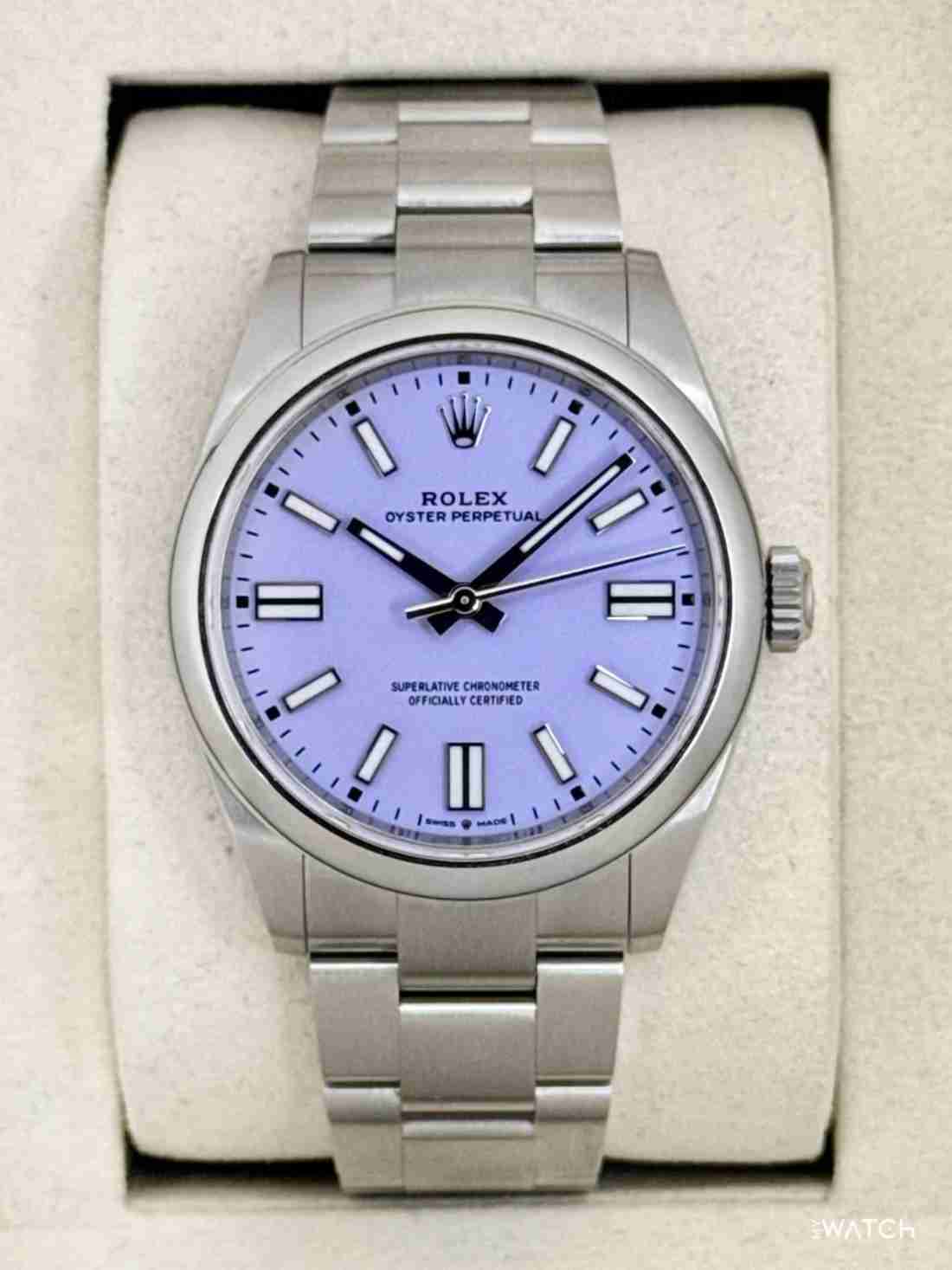 2026 Rolex Oyster Perpetual 41mm 134300 Lavender Dial