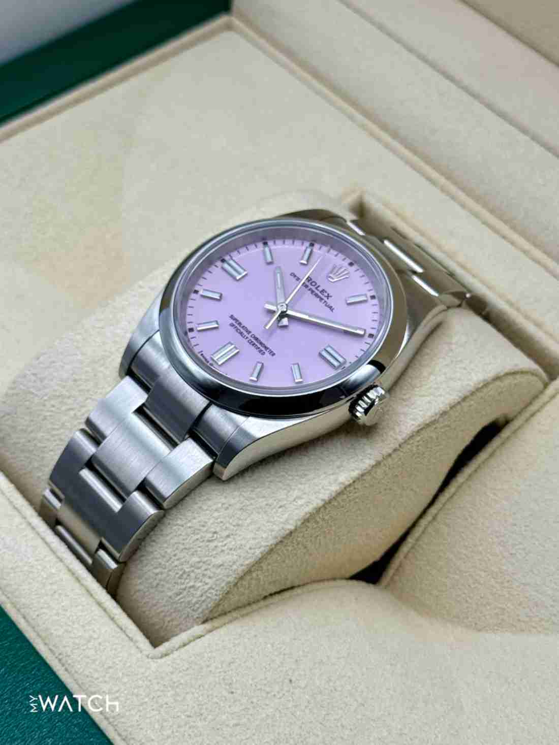 2024 Rolex Oyster Perpetual 36mm 126000 Candy Pink Dial - Image 3