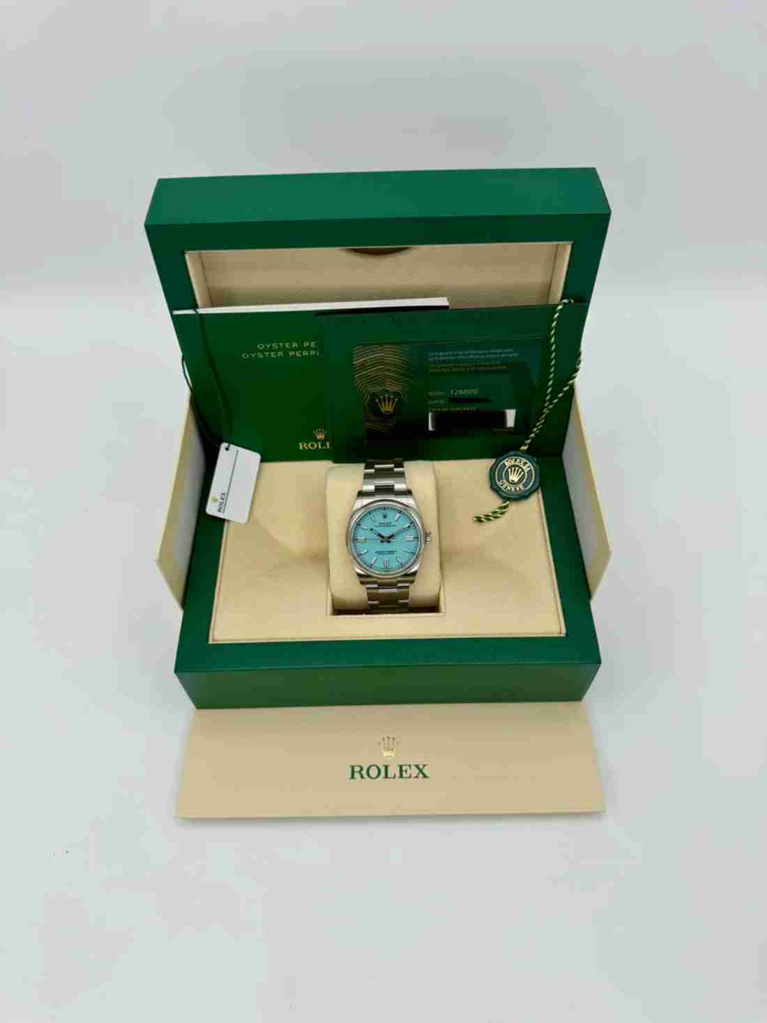 2023 Rolex Oyster Perpetual 36mm 126000 Tiffany Blue Dial - Image 7