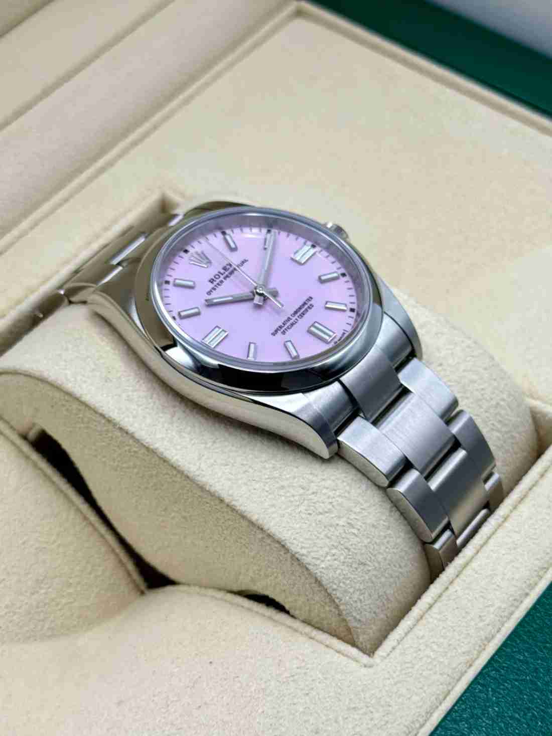 2024 Rolex Oyster Perpetual 36mm 126000 Candy Pink Dial - Image 4