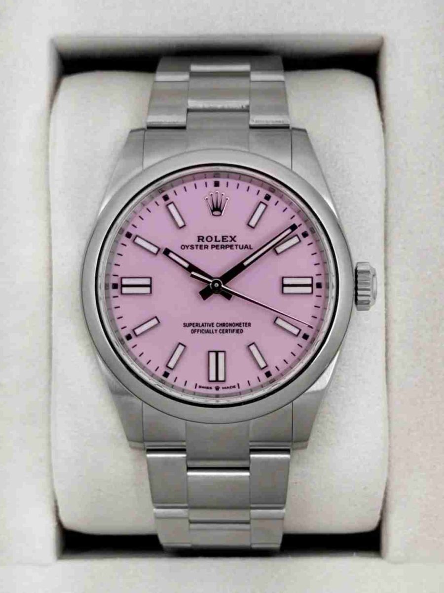 NEW 2026 Rolex Oyster Perpetual 41mm 134300 Candy Pink Dial (STICKERED)