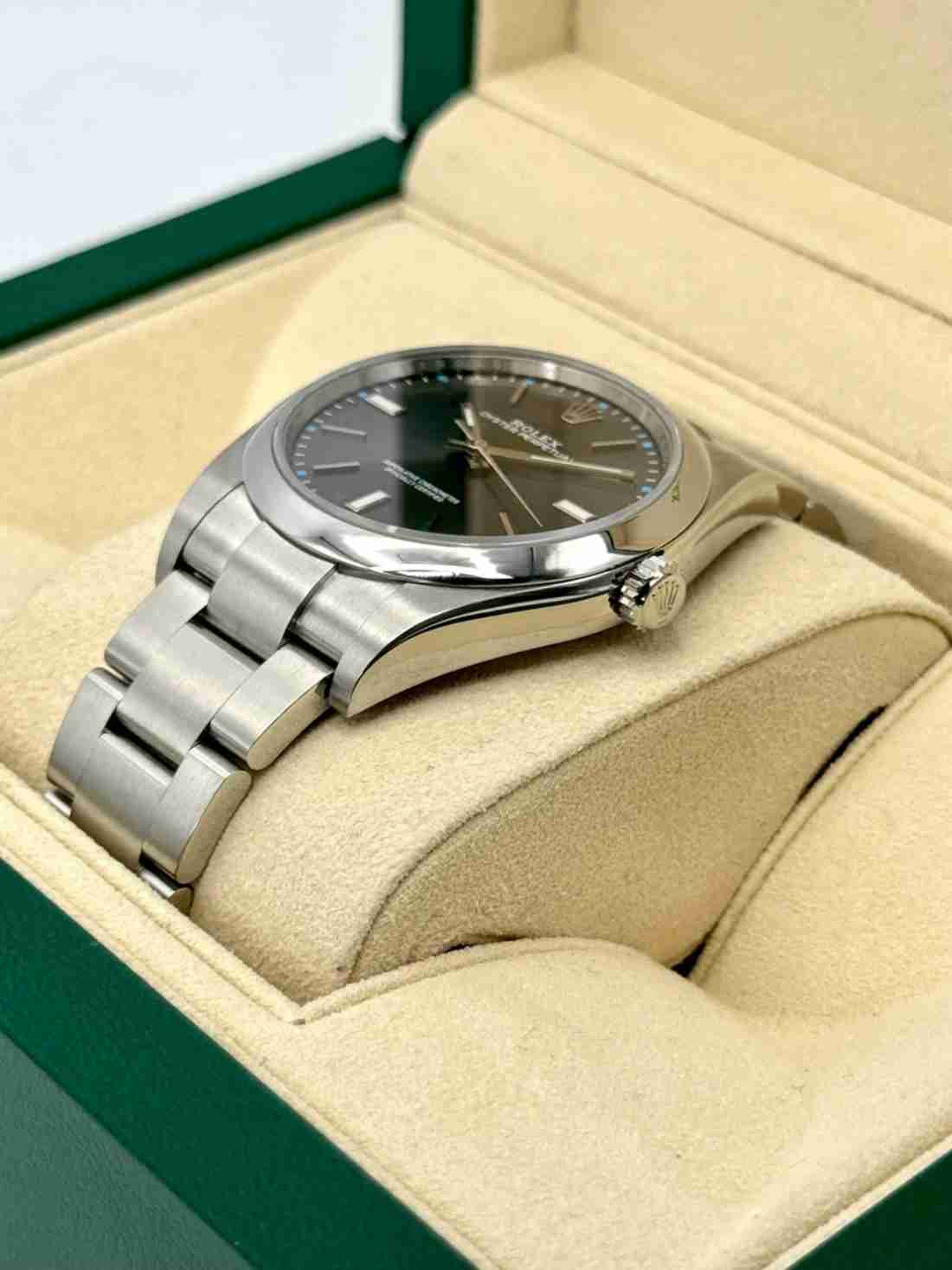 2017 Rolex Oyster Perpetual 39mm 114300 Rhodium Dial - Image 3
