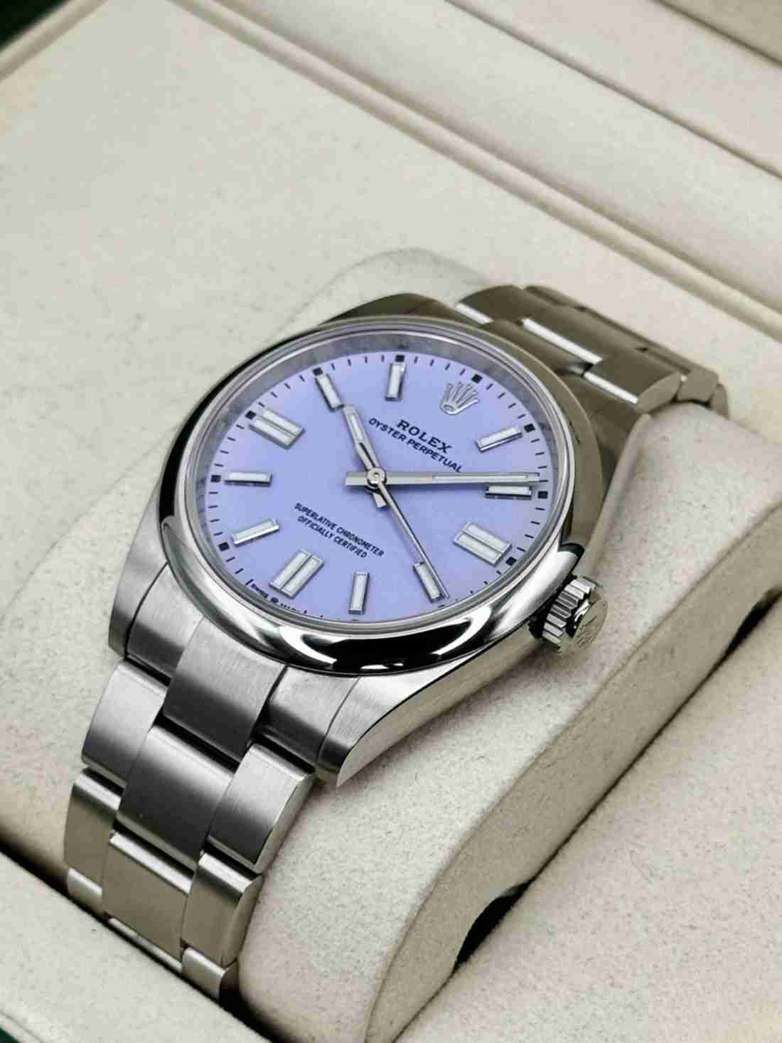 2026 Rolex Oyster Perpetual 41mm 134300 Lavender Dial - Image 3