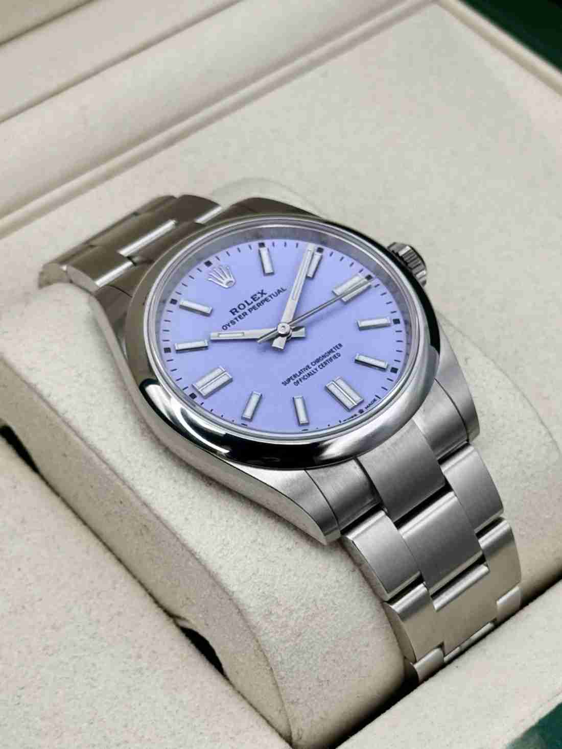 2026 Rolex Oyster Perpetual 41mm 134300 Lavender Dial - Image 4