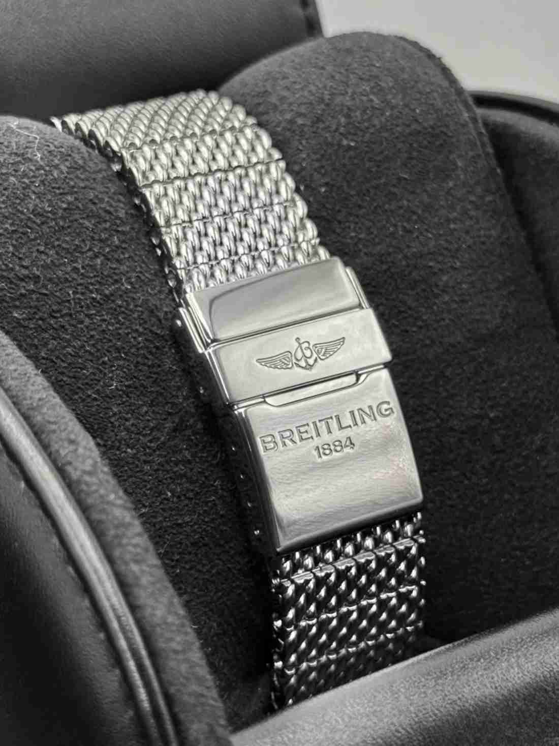 2013 Breitling Transocean Chronograph 43mm AB015212 Stainless Steel Silver Dial - Image 2