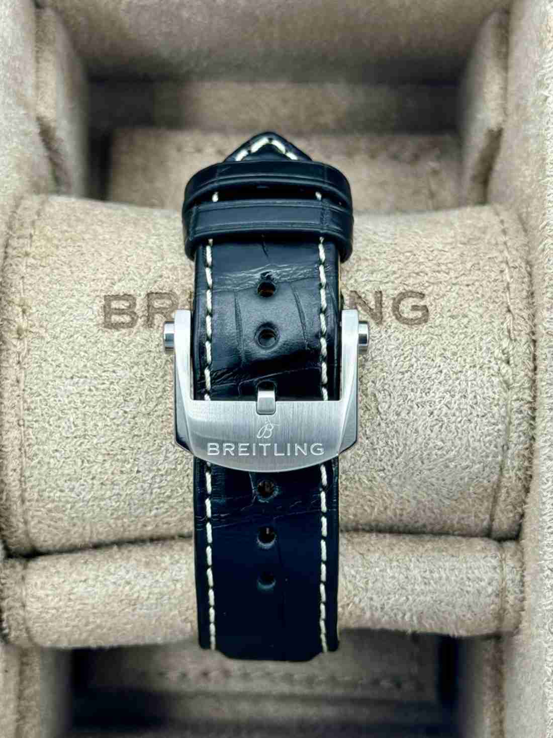 NEW 2024 Breitling Chronograph 42mm AB0139 Stainless Steel Black Dial - Image 3