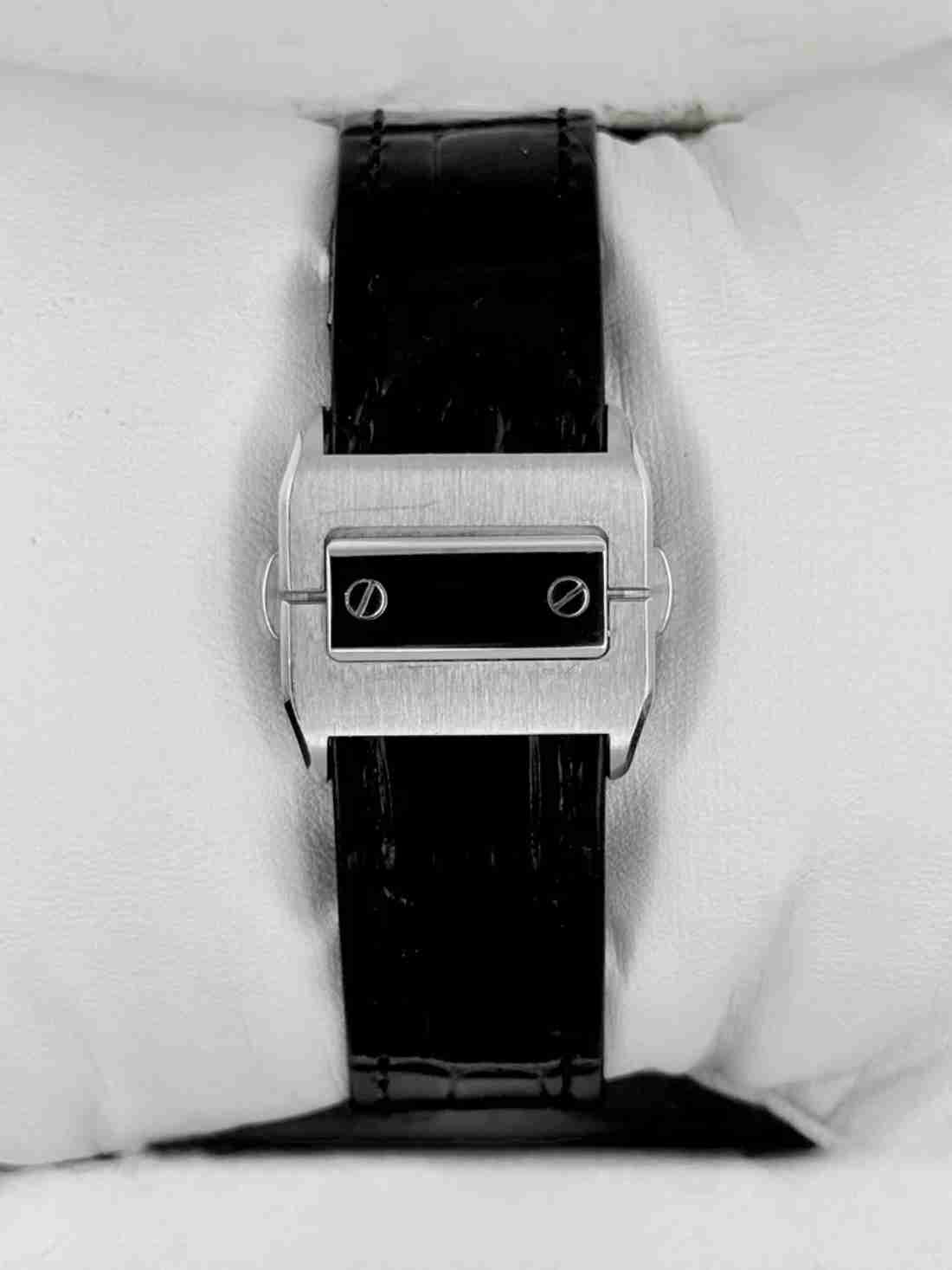Cartier Santos 100 33mm 2878 Stainless Steel White Dial - Image 2
