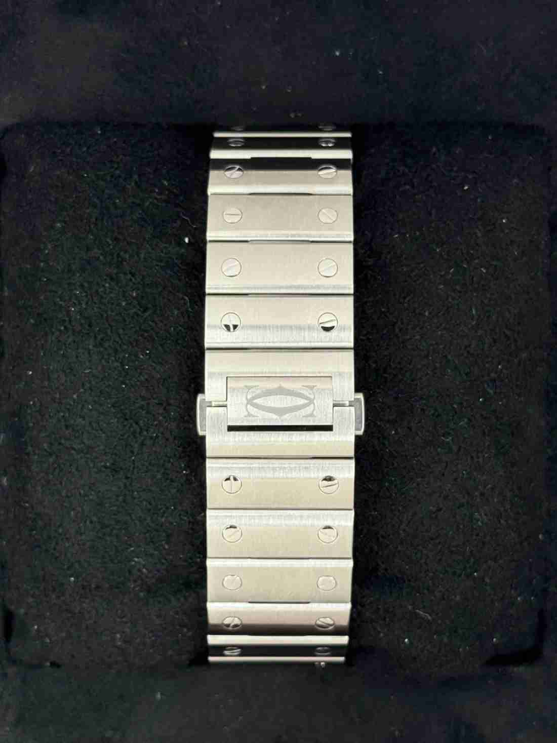 2023 Santos De Cartier 39.8mm WSSA0018 Stainless Steel White Dial - Image 2