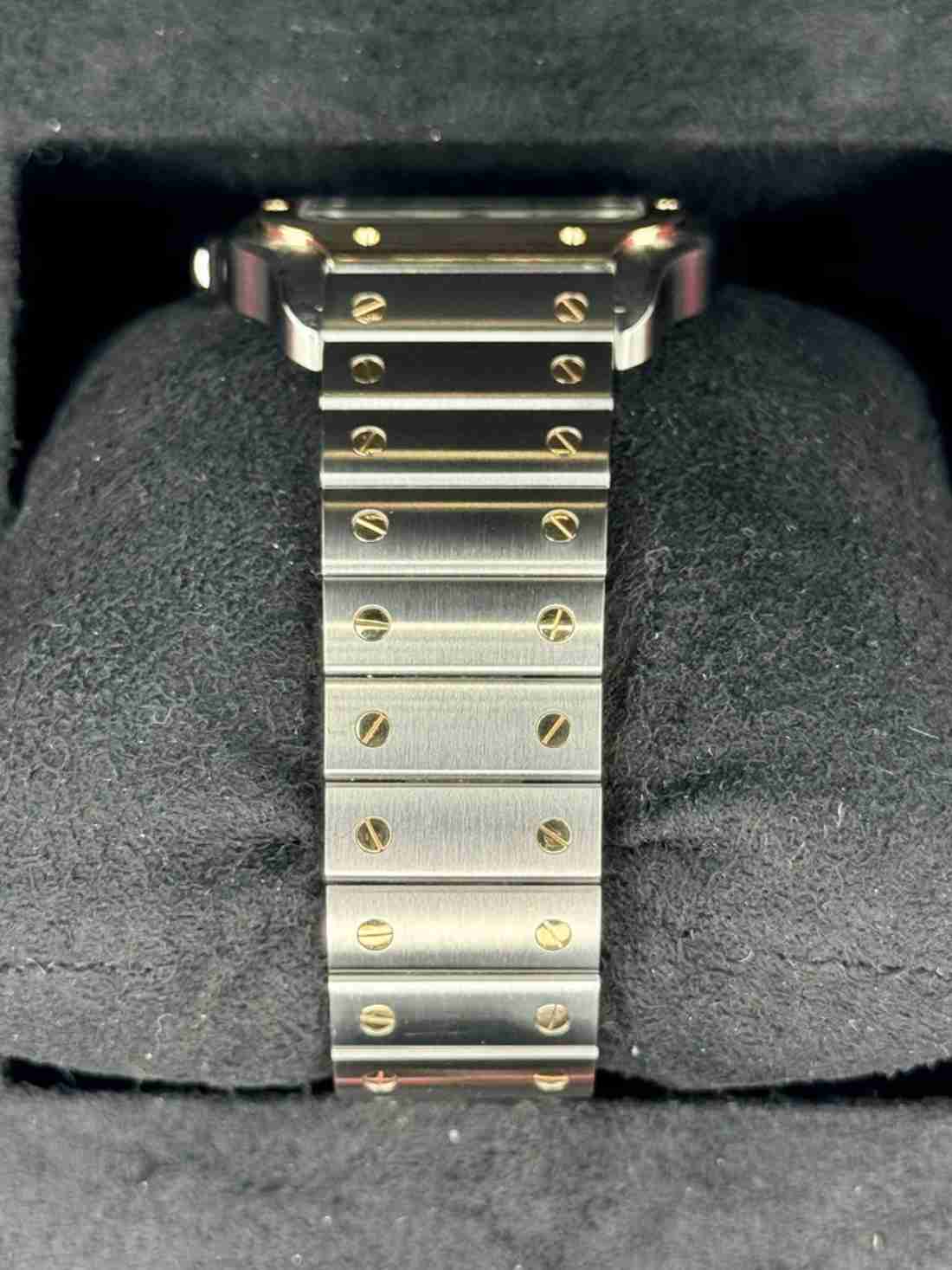 2023 Cartier Santos de Cartier 39.8mm W2SA0009 Two-Tone White Dial - Image 2