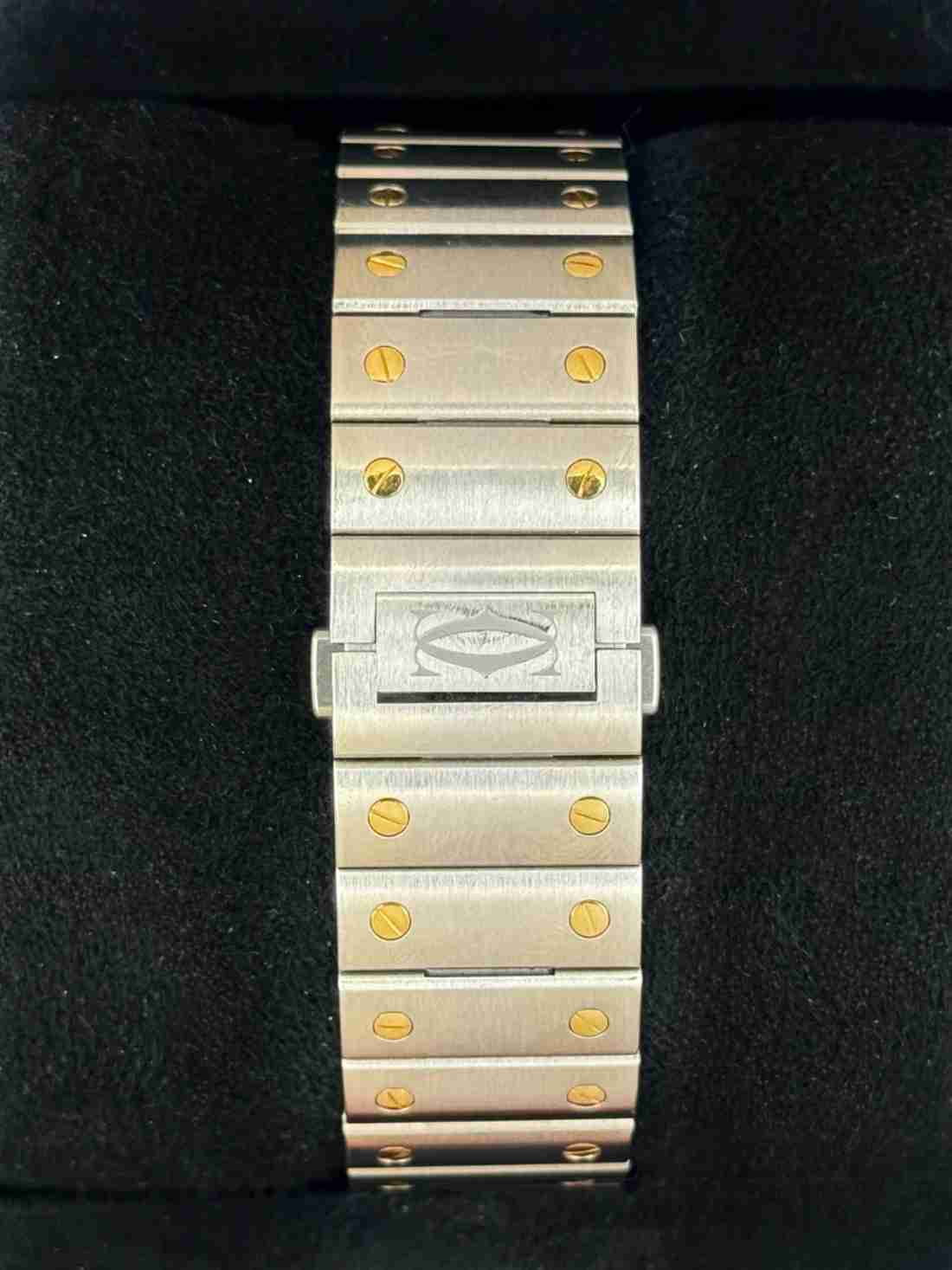 2020 Cartier Santos De Cartier 39.8mm W2SA0009 Two-Tone White Dial - Image 2