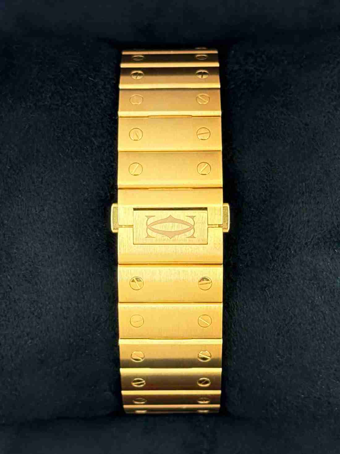 NEW 2026 Cartier Santos De Cartier 39.8mm WGSA0029 Yellow Gold White Dial - Image 2