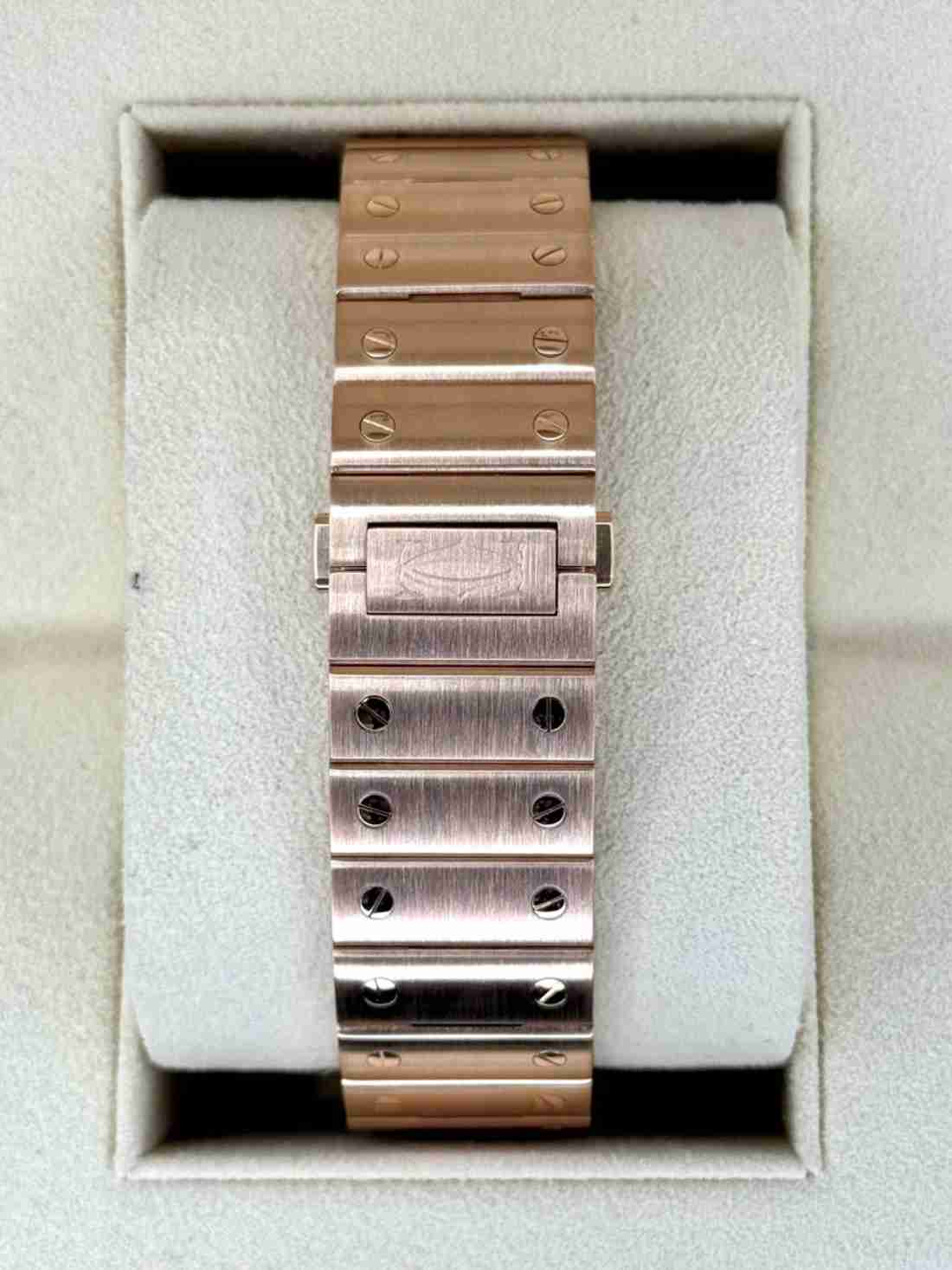 2020 Santos De Cartier 39.8mm WHSA0016 Rose Gold Skeleton Dial - Image 2