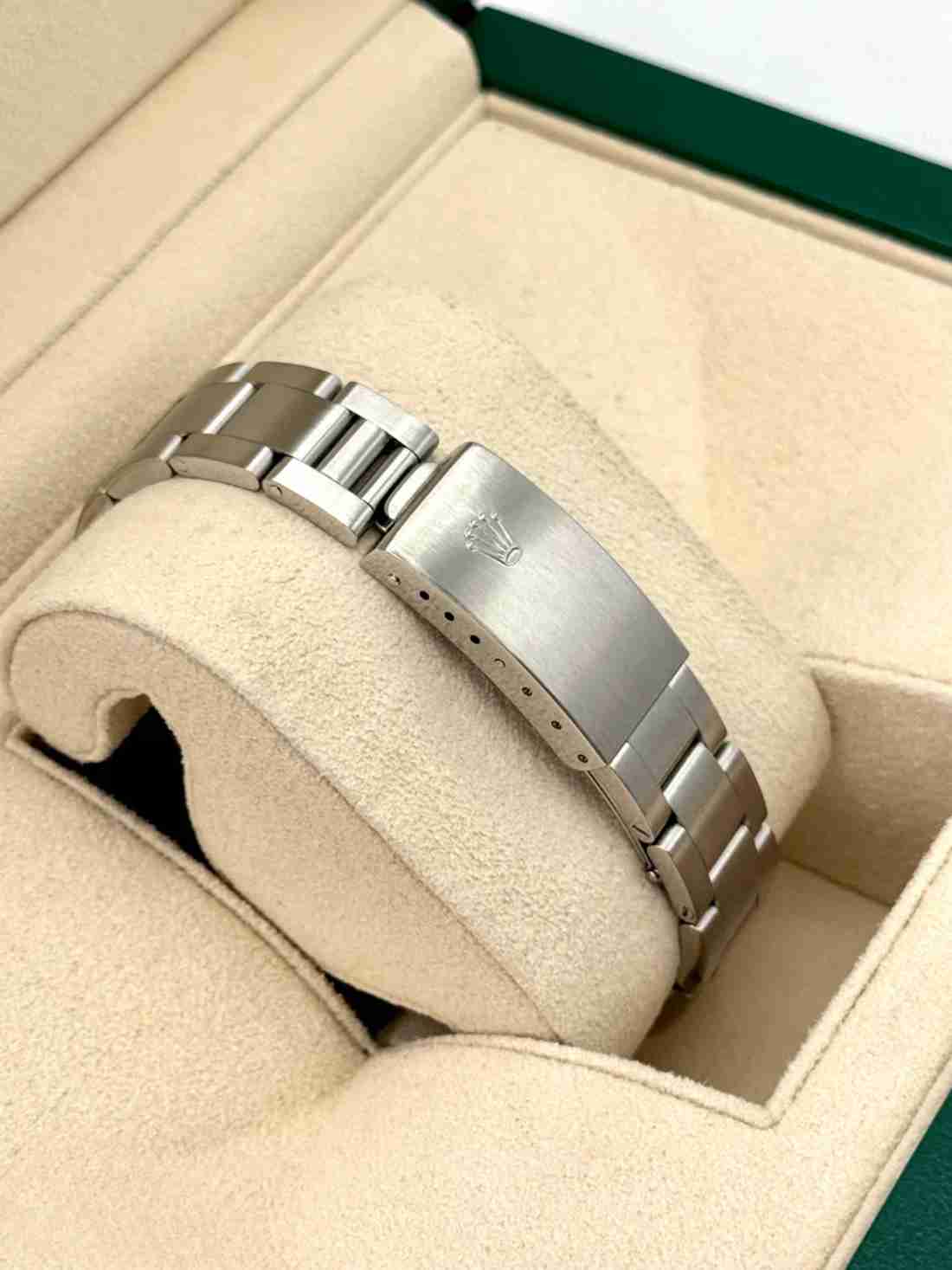 2008 Rolex Air-King 34mm 14000M Stainless Steel Blue Dial - Image 2
