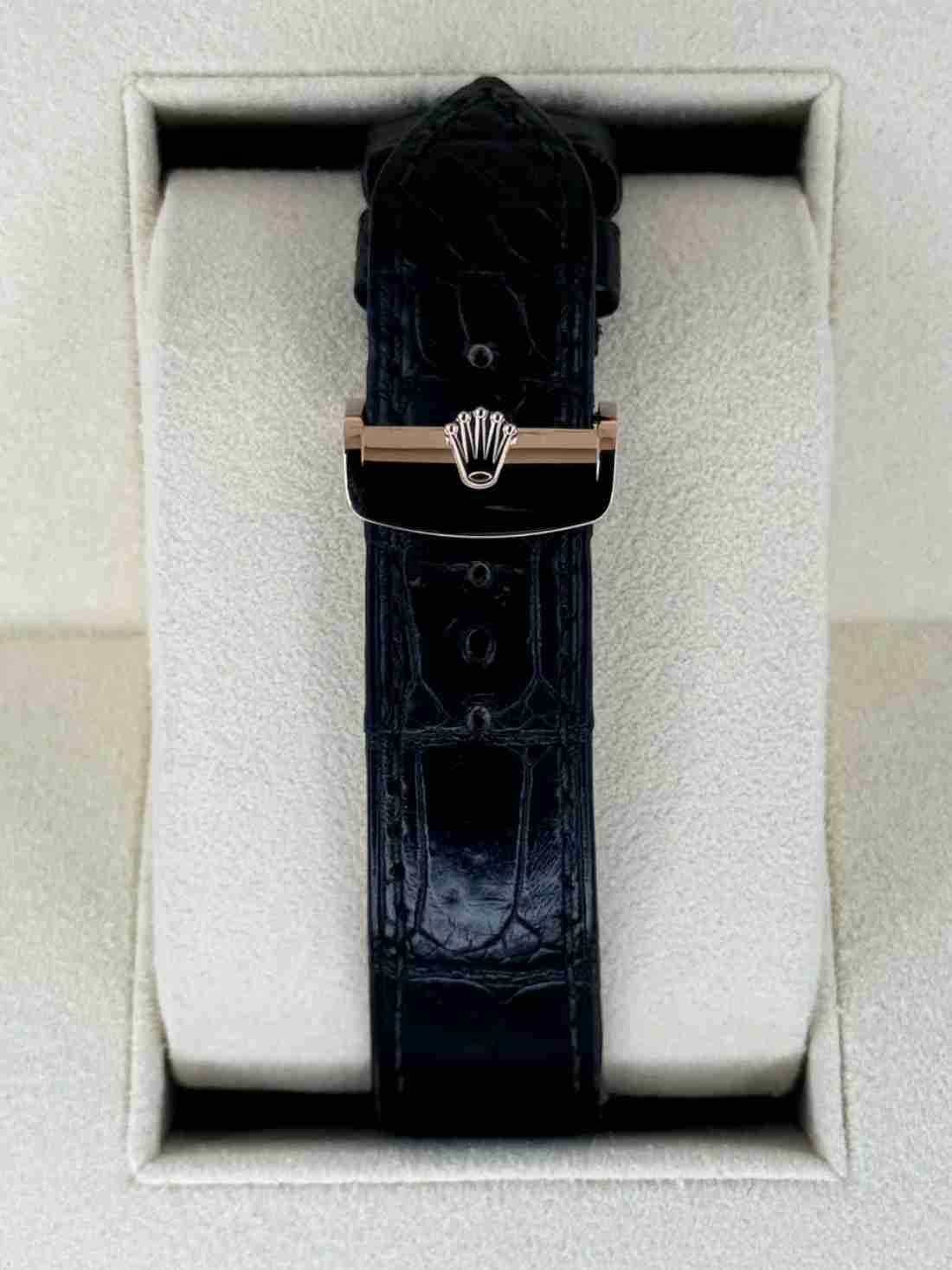 2018 Rolex Cellini Moonphase 39mm 50535 Everose Gold White Dial - Image 2