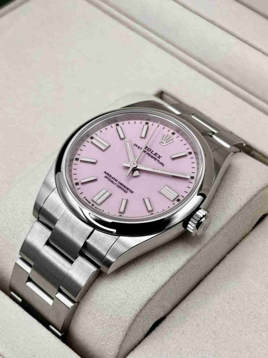 NEW 2026 Rolex Oyster Perpetual 41mm 134300 Candy Pink Dial (STICKERED) - Image 3