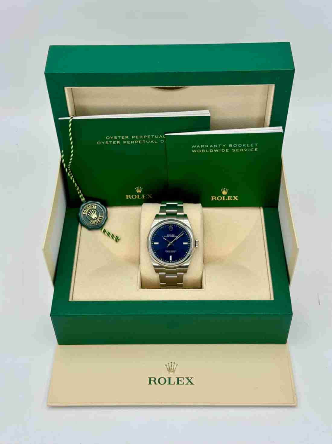 Rolex Oyster Perpetual 39mm 114300 Blue Dial - Image 5