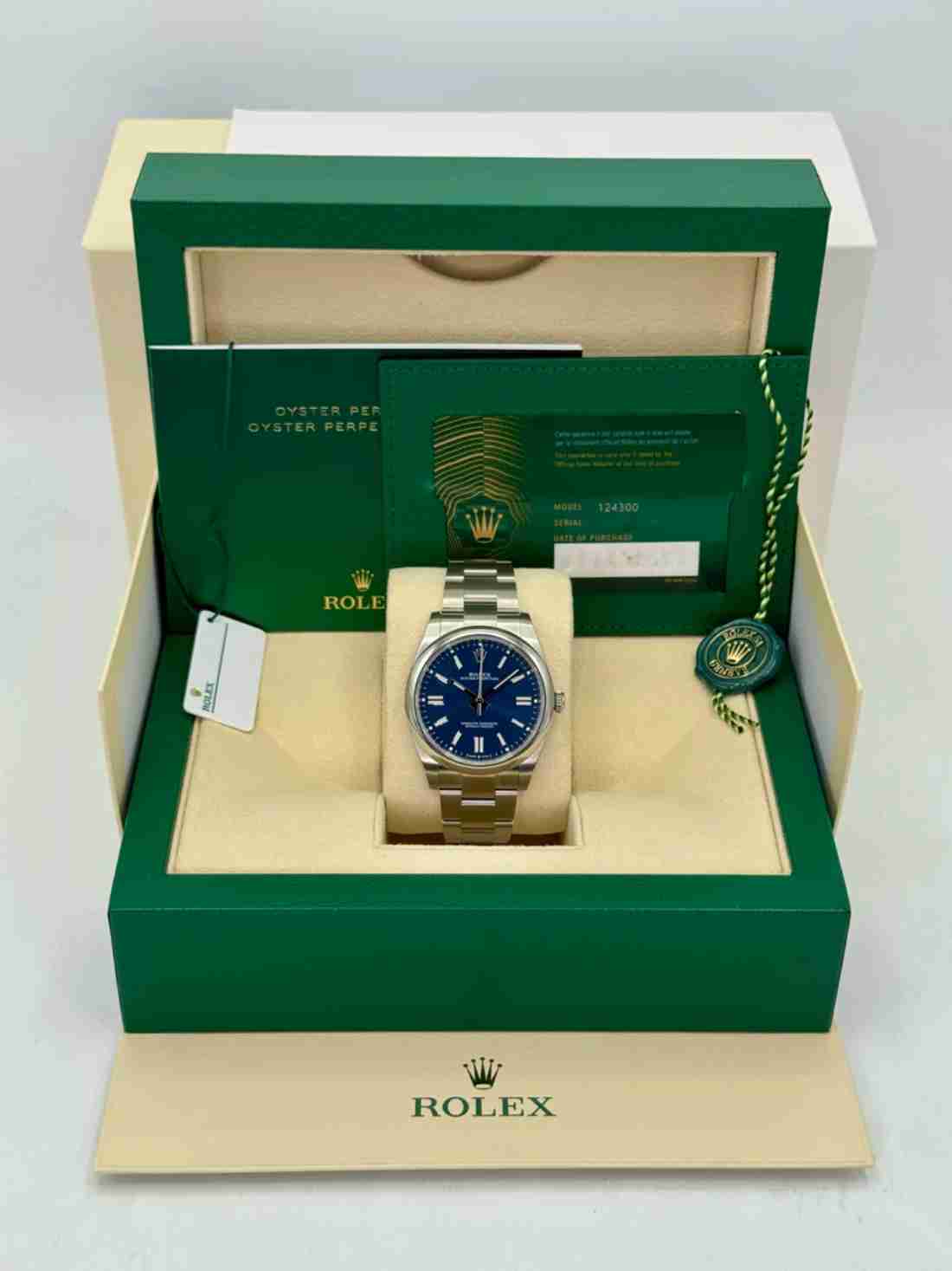 2025 Rolex Oyster Perpetual 41mm 124300 Blue Dial - Image 5