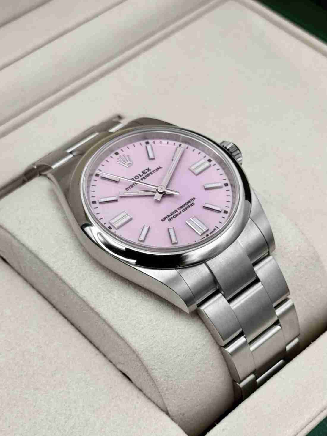 NEW 2026 Rolex Oyster Perpetual 41mm 134300 Candy Pink Dial (STICKERED) - Image 4