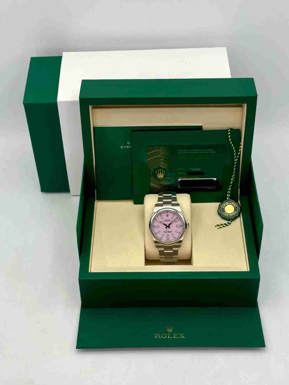 NEW 2026 Rolex Oyster Perpetual 41mm 134300 Candy Pink Dial (STICKERED) - Image 5