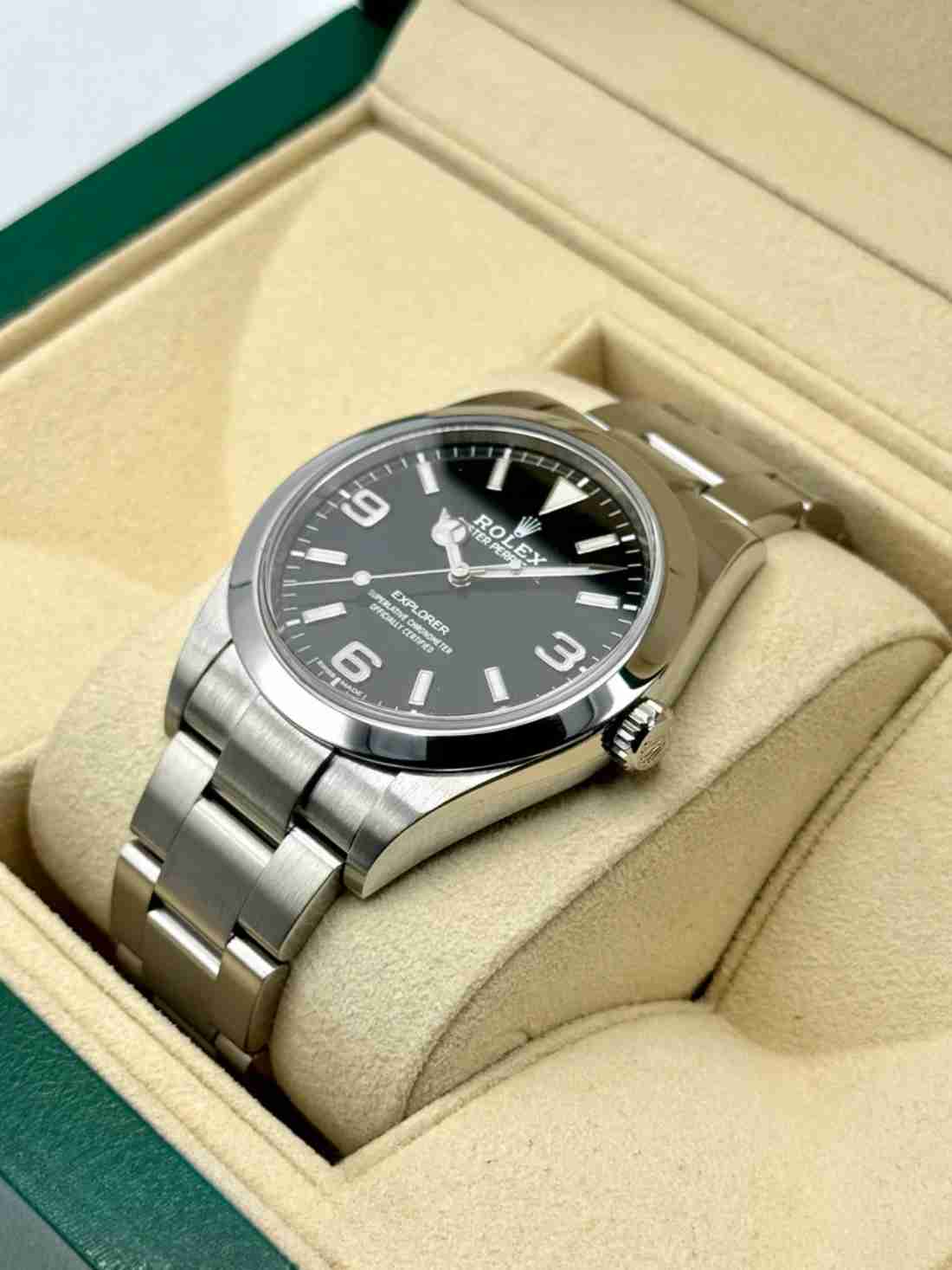 2020 Rolex Explorer 39mm 214270 Stainless Steel Black Dial - Image 3