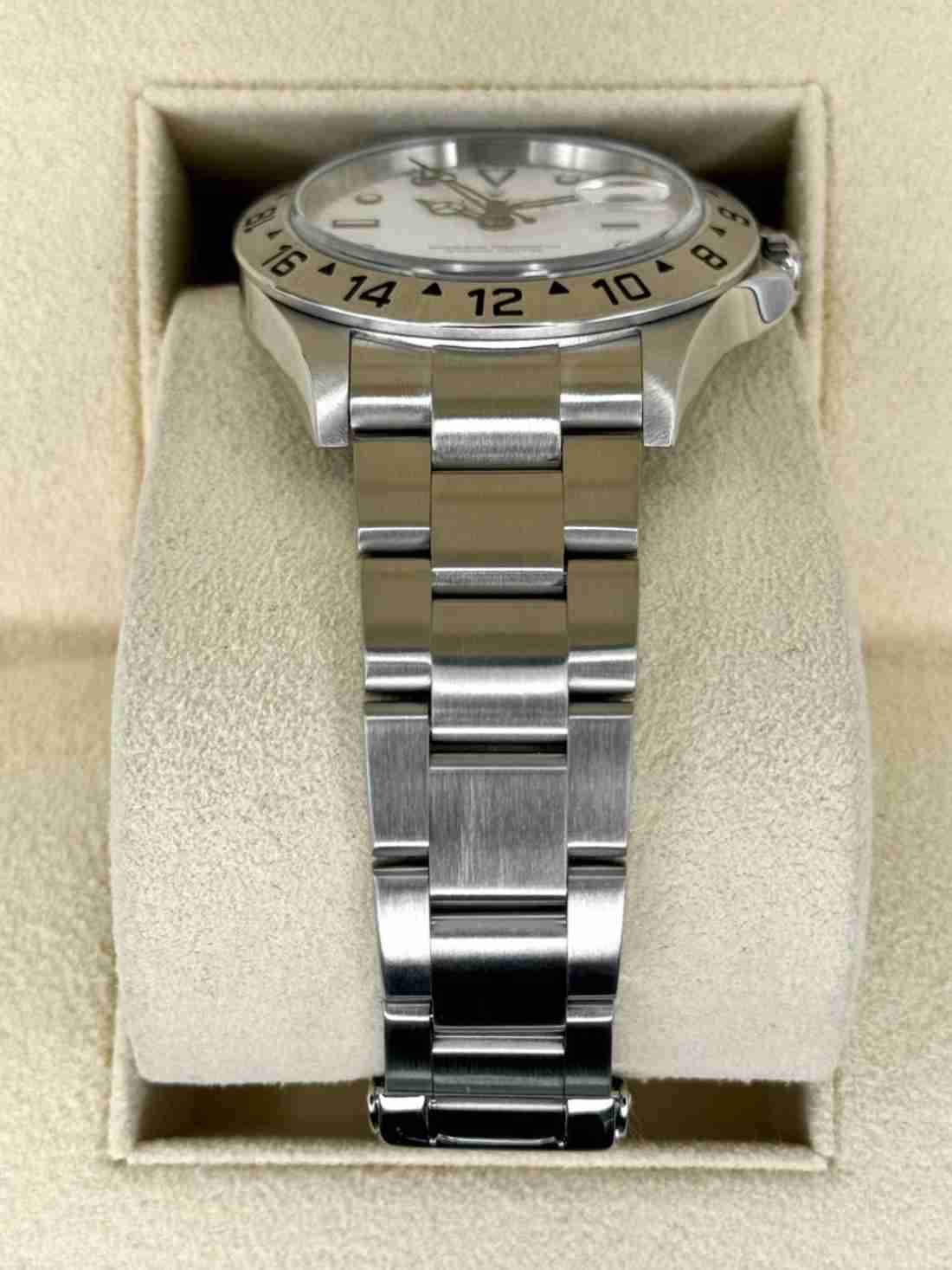 2006 Rolex Explorer II 40mm 16570 Stainless Steel Polar White Dial - Image 3