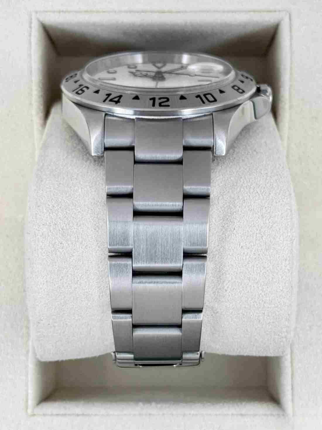 2006 Rolex Explorer II 40mm 16570 Stainless Steel Polar White Dial (CPO) - Image 3