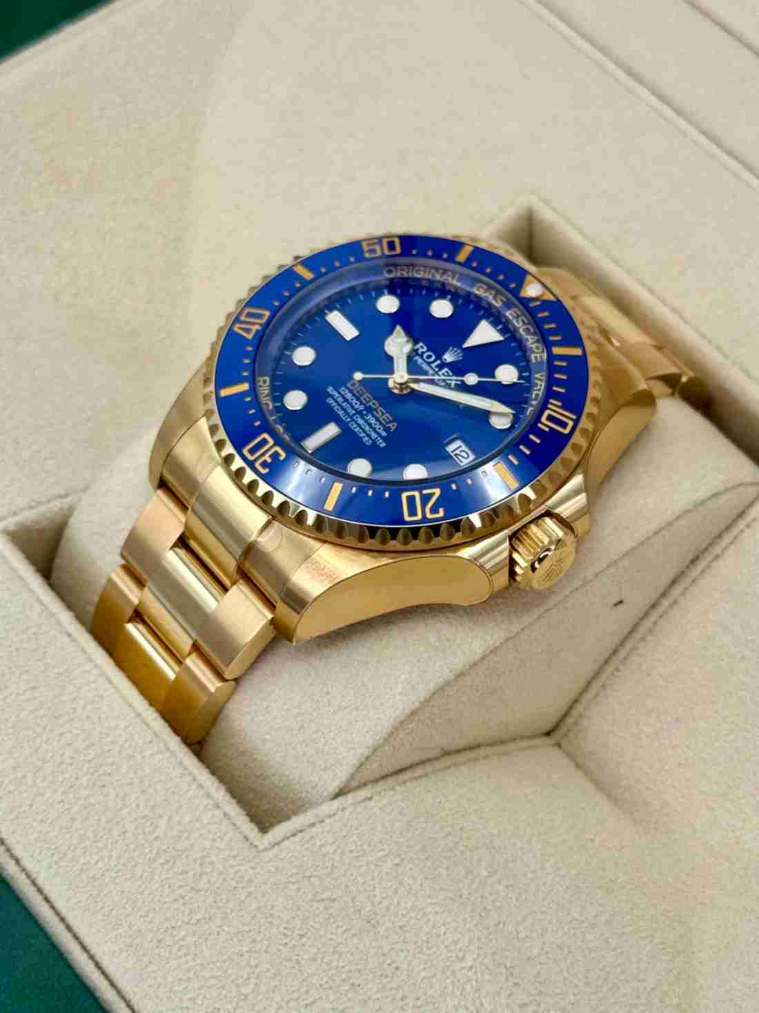 NEW 2025 Rolex Deepsea 44mm 136668LB Yellow Gold Blue Dial (STICKERED) - Image 3