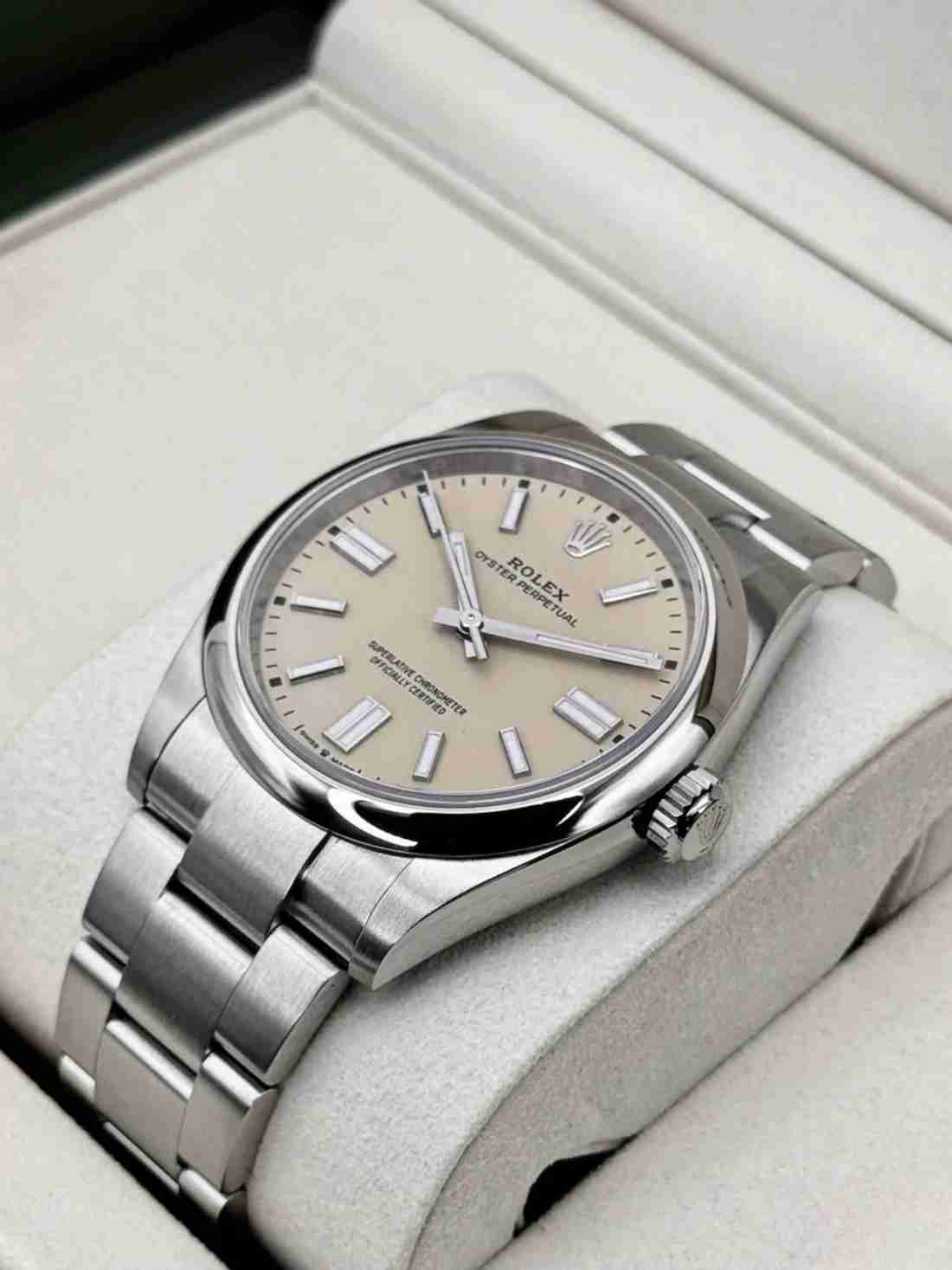 NEW 2026 Rolex Oyster Perpetual 41mm 134300 Beige Dial - Image 3