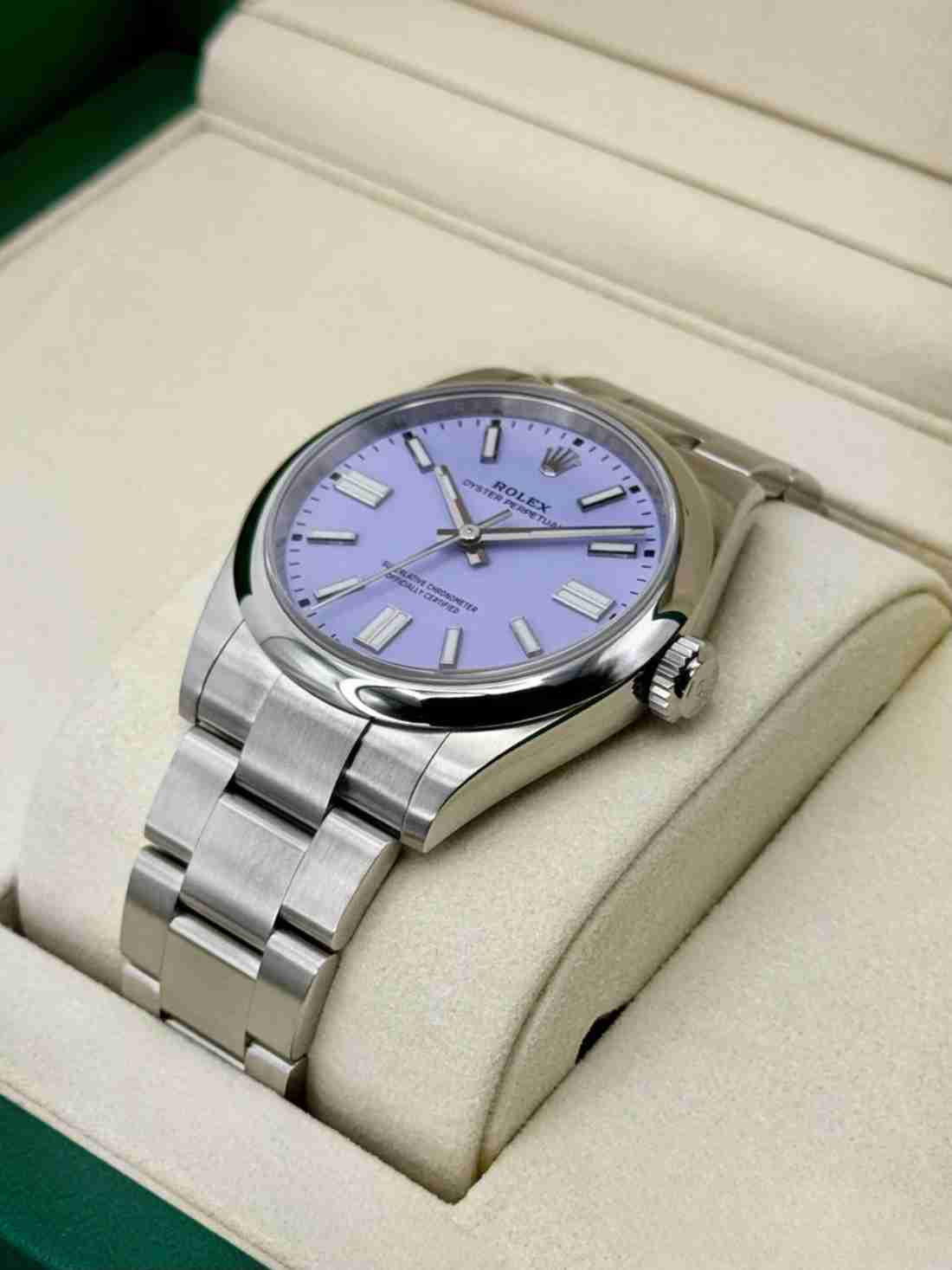 NEW 2026 Rolex Oyster Perpetual 41mm 134300 Lavender Dial - Image 3