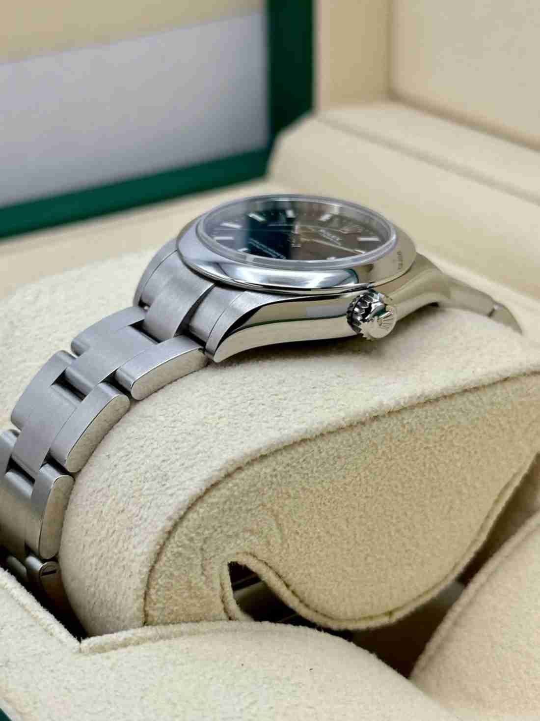 2023 Rolex Ladies Oyster Perpetual 28mm 276200 Oyster Blue Dial - Image 3