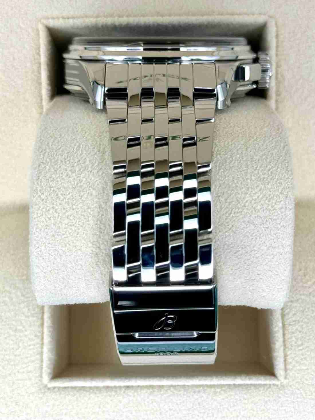 2023 Breitling Premier Chronograph 42mm A13315351B1A1 Steel Black Dial - Image 3