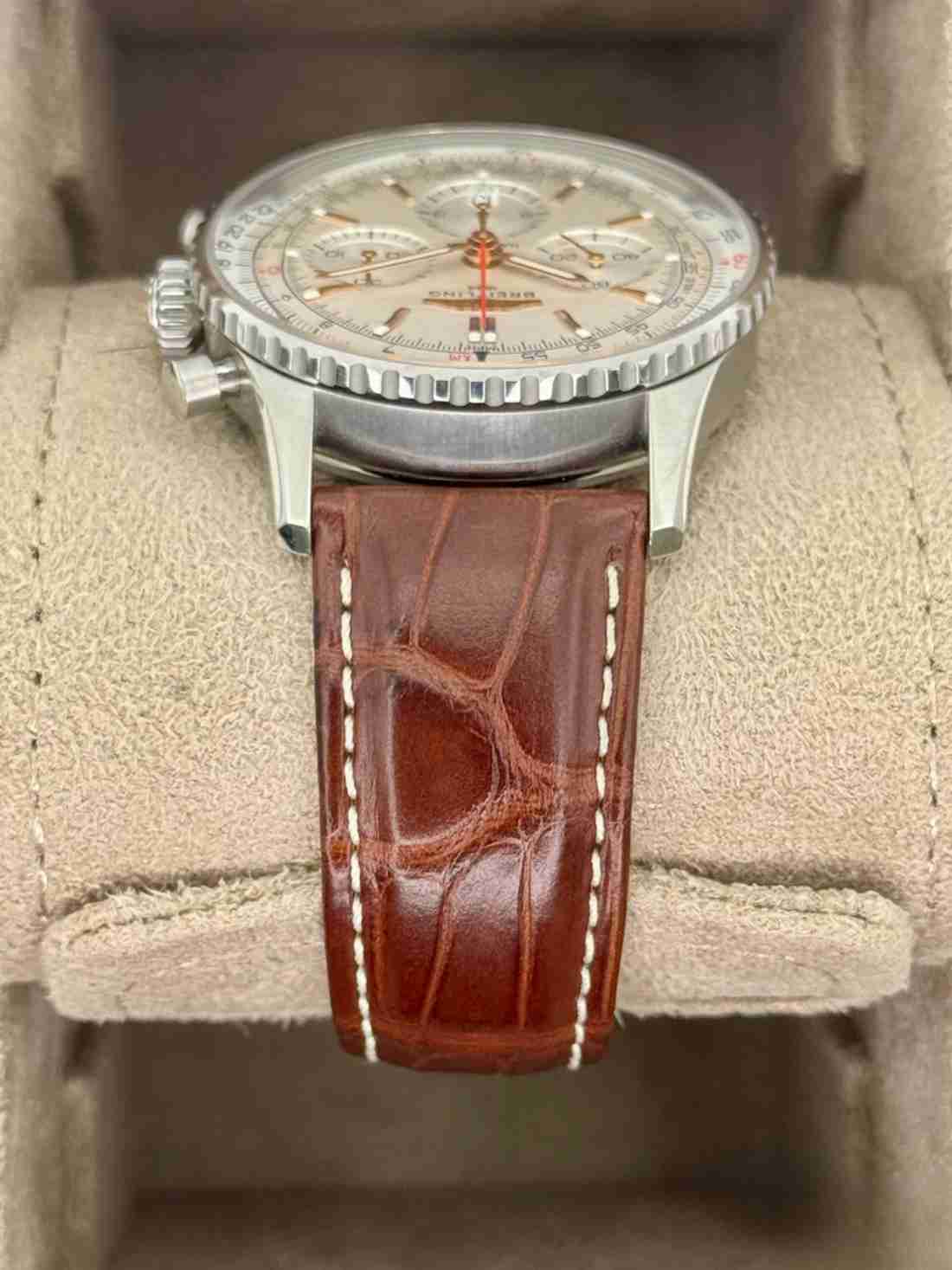 2024 Breitling Navitimer Chronograph B01 41mm AB0139 Stainless Steel Silver Dial - Image 3