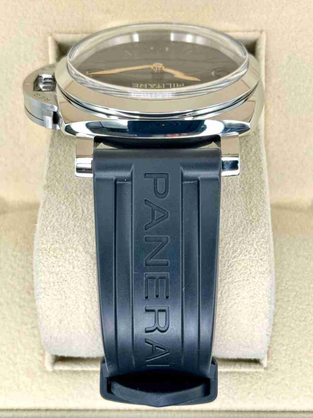 2017 Panerai Marina Militare Luminor 1950 47mm PAM00673 Black Dial - Image 3