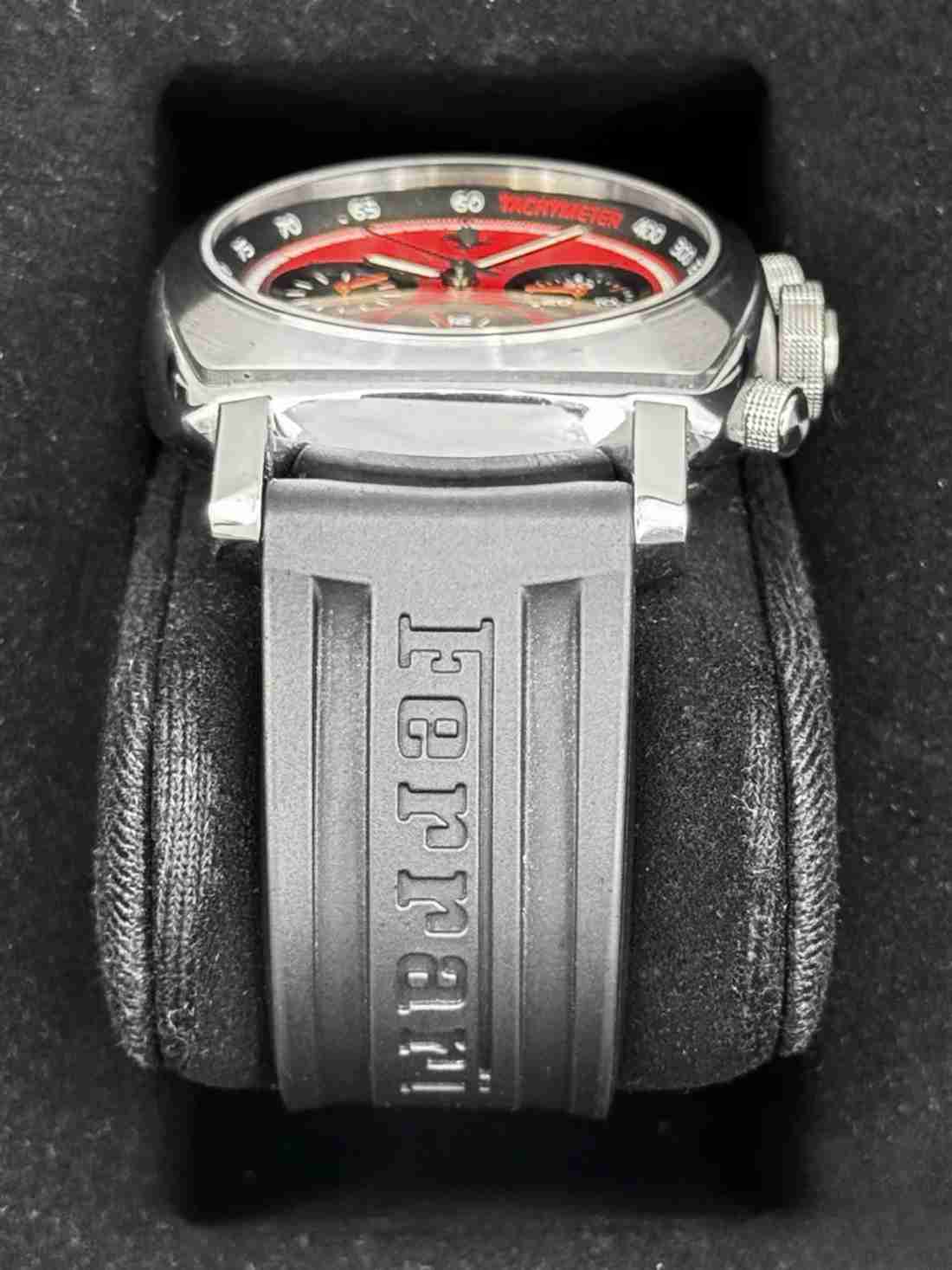 2008 Panerai Ferrari GT Chronograph 45mm F6656 Stainless Steel Red Dial - Image 3