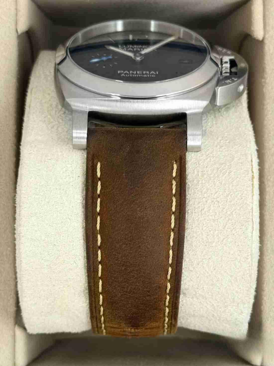 2024 Panerai Quaranta 40mm PAM01372 Stainless Steel Black Dial - Image 3