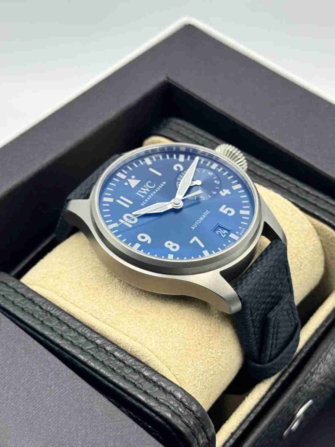2024 IWC Big Pilot's Watch Racing Works 46mm IW501019 Titanium Blue Dial - Image 3