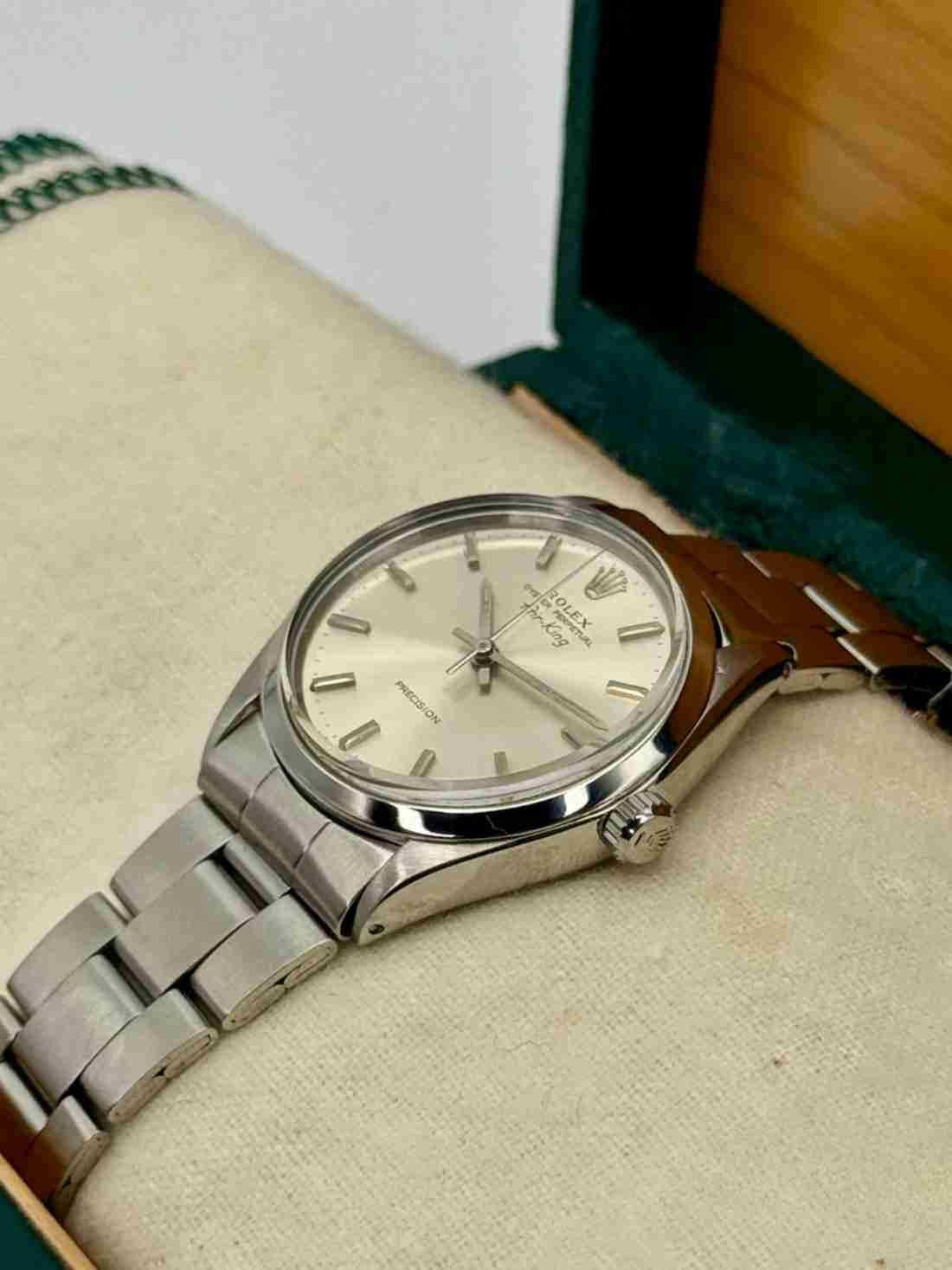 1973 Rolex Air-King 34mm 5500 Stainless Steel Oyster Silver Dial (Collectors Set) - Image 3