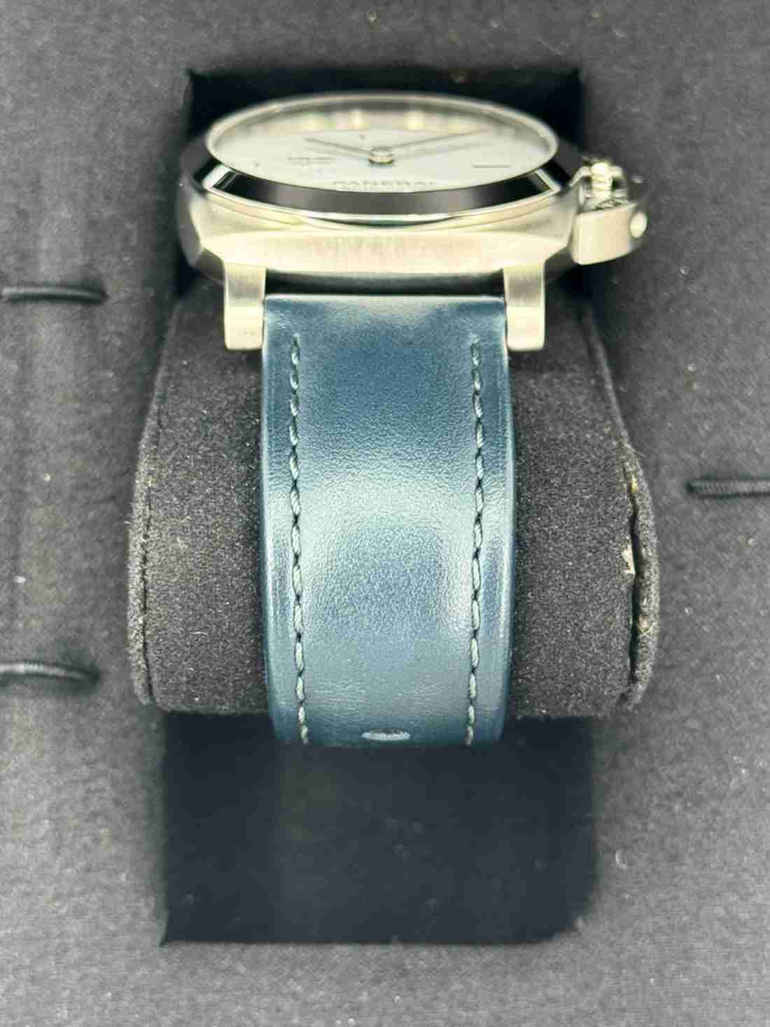 2021 Panerai Luminor Marina 44mm PAM01314 Stainless Steel White Dial - Image 3