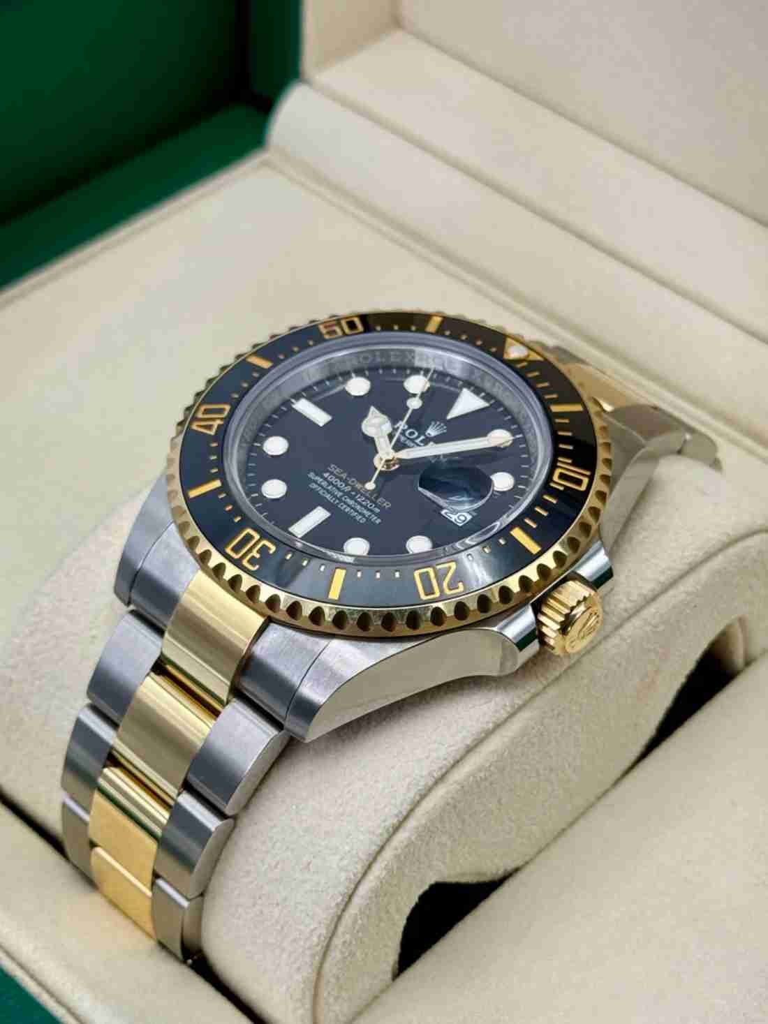2025 Rolex Sea-Dweller 43mm 126603 Two-Tone Black Dial - Image 4