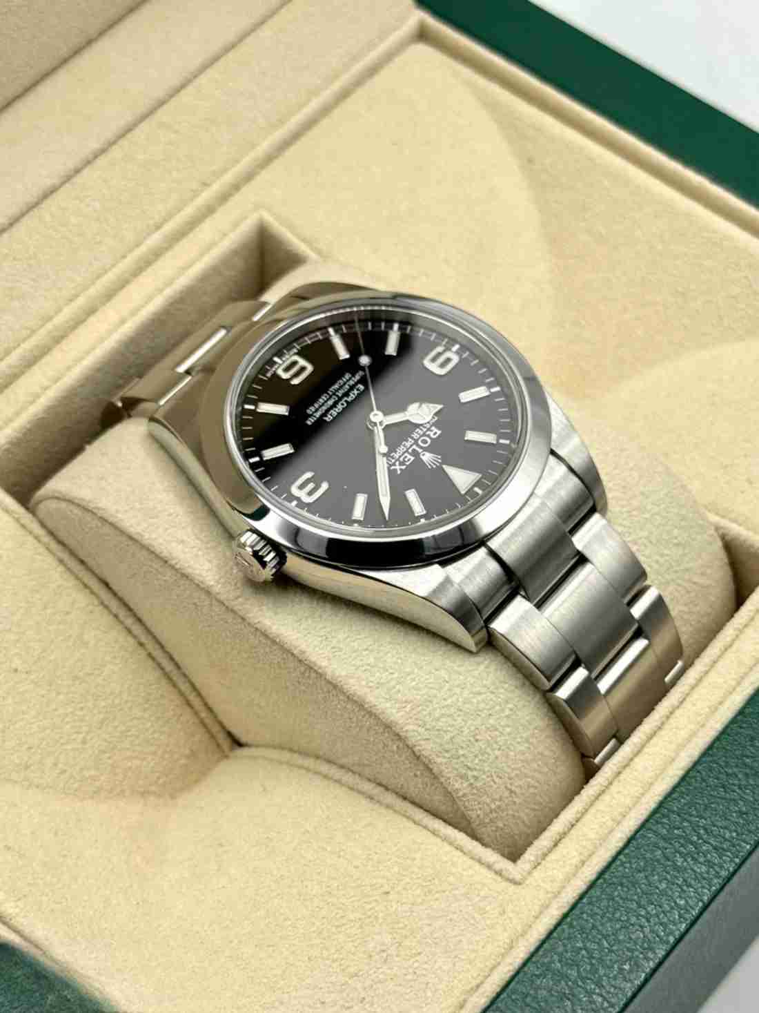 2020 Rolex Explorer 39mm 214270 Stainless Steel Black Dial - Image 4