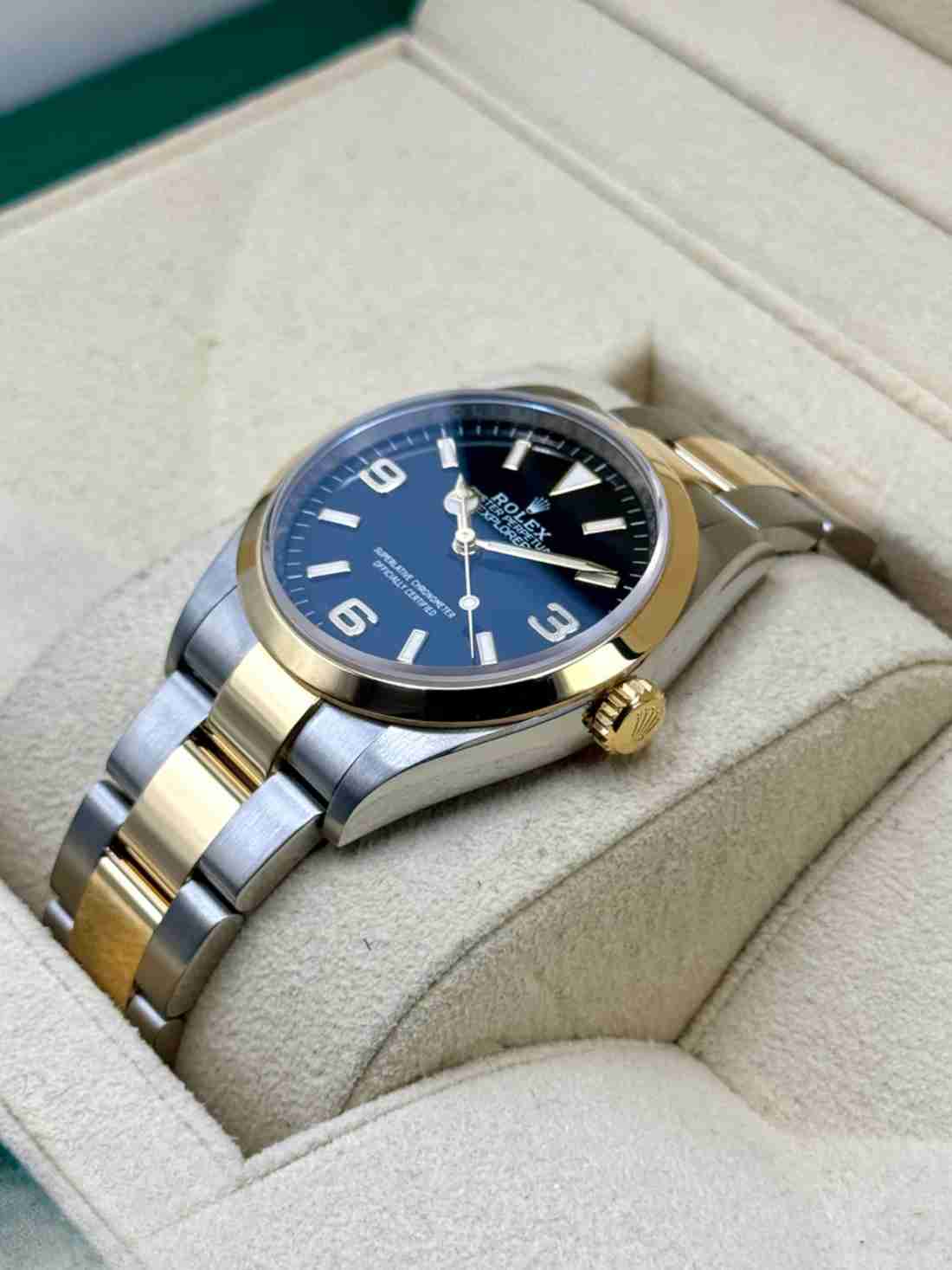 2021 Rolex Explorer 36mm 124273 Two-Tone Black Dial - Image 4