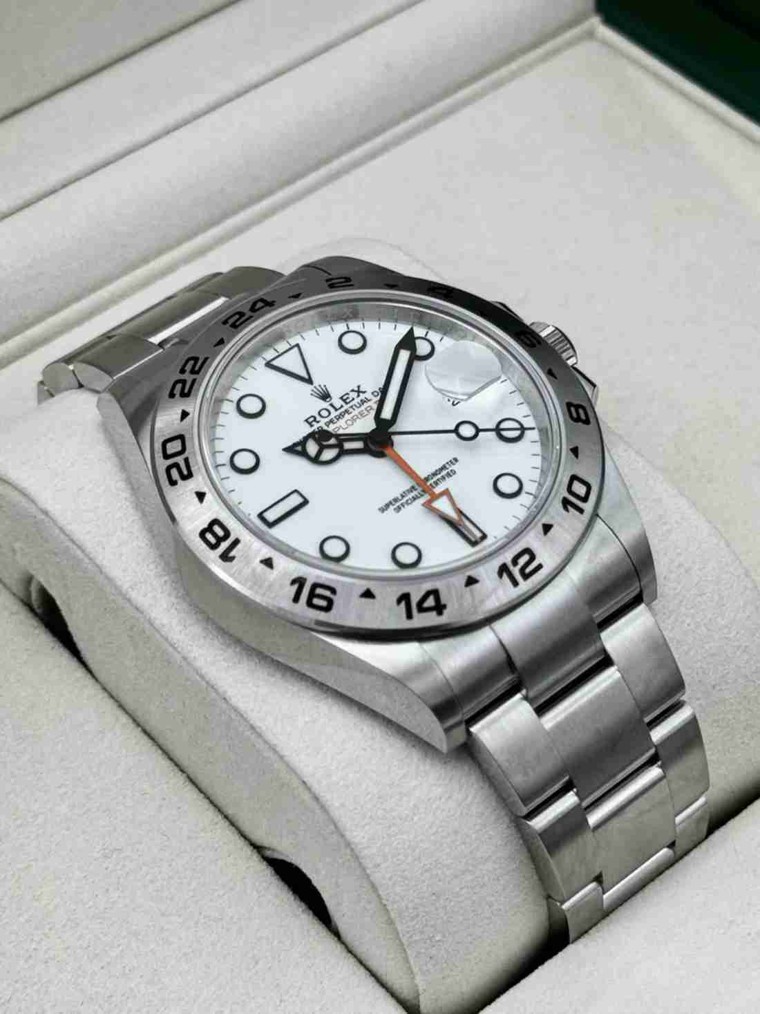 NEW 2026 Rolex Explorer II 42mm 226570 Polar White Dial (STICKERED) - Image 4