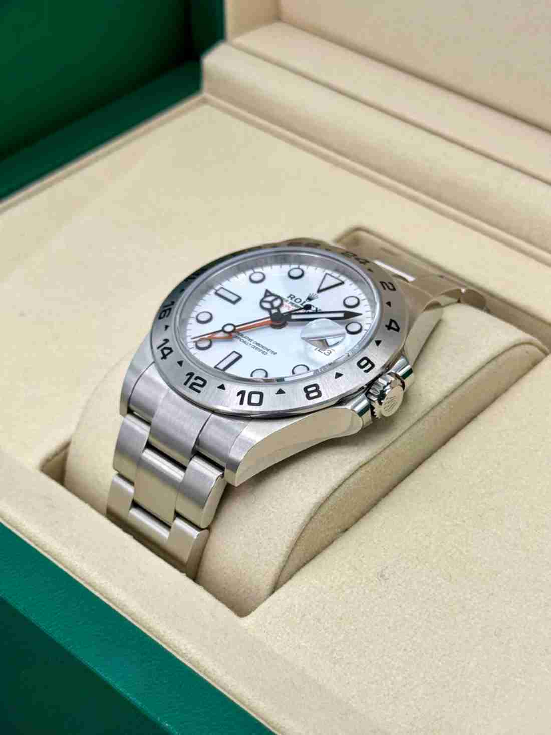 NEW 2025 Rolex Explorer II 42mm 226570 Polar White Dial - Image 4