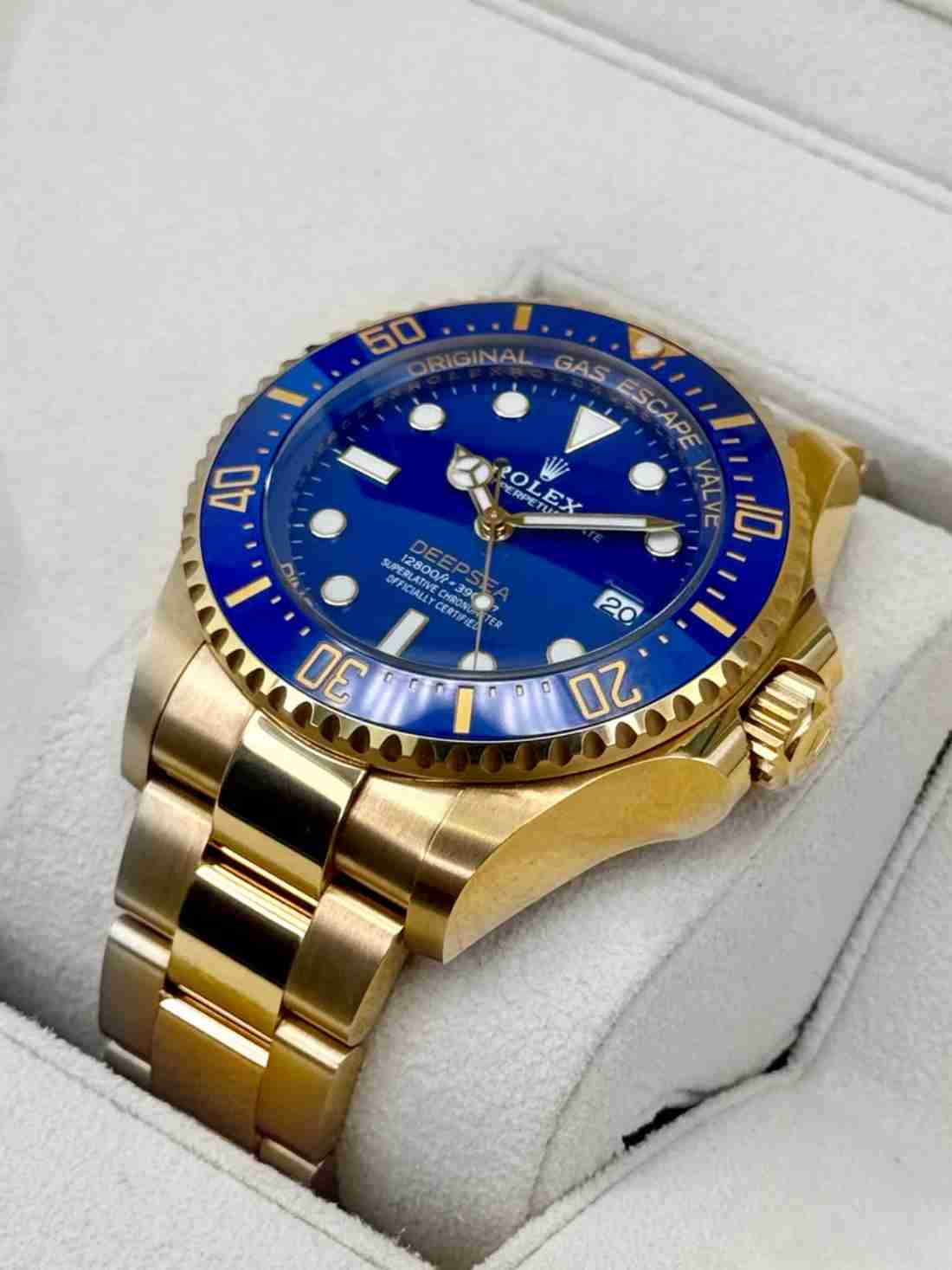 NEW 2025 Rolex Deepsea 44mm 136668LB Yellow Gold Blue Dial - Image 4
